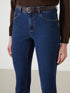 LC Waikiki Waist Belt Skinny Fit Women's Jean Trousers